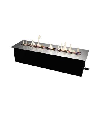 China Modern Low Noise Silver Bio Ethanol Fireplace With Remote Control Function for sale