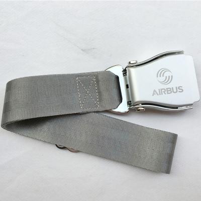 China Fashion Airbus Airline Aircraft Safety Seat Belt Buckle Nylon Top Belt for sale