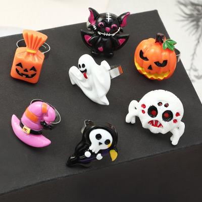 China Funny BOHEMIA Halloween Ring Girl Acrylic Rings For Women for sale