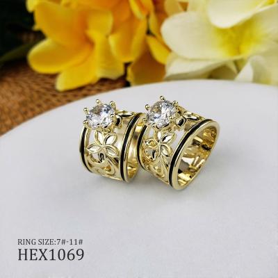 China Hawaiian Plumeria Silver CZ Diamond Casual/Sporty Fast Delivery Custom Design Ring for sale