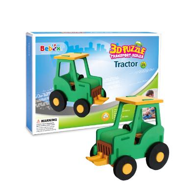 China Educational Safe Non-Toxic Colorful Kids Toys Farm Diy Farm Tractor for sale