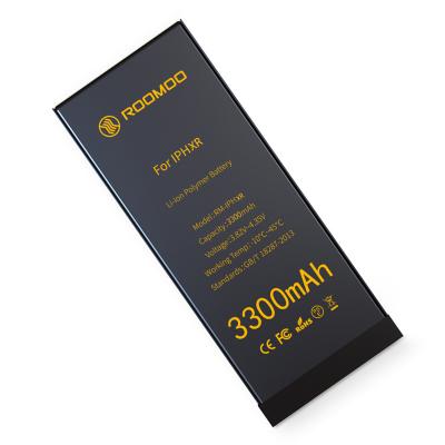 China Cell Phone CE FCC MSDS UN38.3 Certificates All 3300 mAh Li-ion Replacement Battery For Original Iphone XR Cell Phone Battery for sale