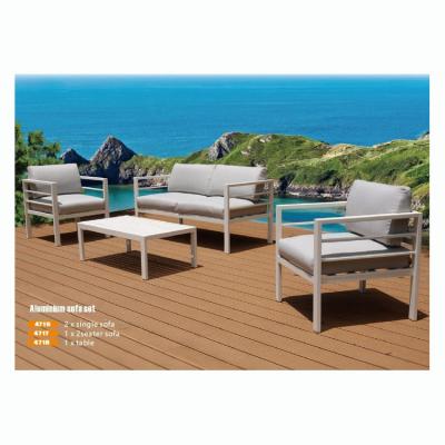 China Modern Aluminum Garden Sofa Set Outdoor Aluminum Garden Furniture for sale