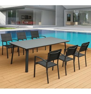 China Modern Aluminum Dining Set Garden Set Outdoor Furniture for sale