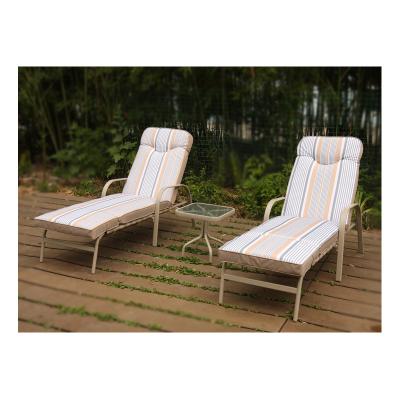 China Modern OEM Factory Aluminum Garden Sun Sofa Outdoor Patio Lounge Chairs Sun Sofa for sale