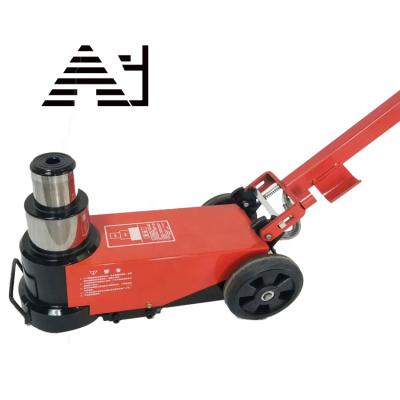 China Car Lifting Hot Selling Portable Car Lift Repair Tools 50ton 2 Stages Heavy Duty Truck Pneumatic Hydraulic Air Floor Jack for sale