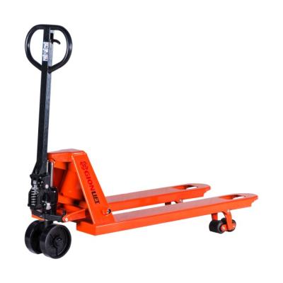 China Cheap Price PU/Nylon Hand Pallet Truck With Ladder for sale