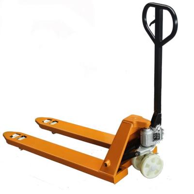 China High Quality Hotels Hydraulic Hand Truck Adjustable Straddle Pallet Stacker for sale