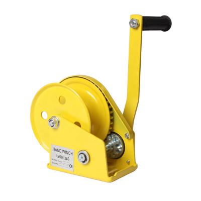 China AUTOMATIC Winch of 1200lbs Mini Hand Type Winch Truck with hole for sale