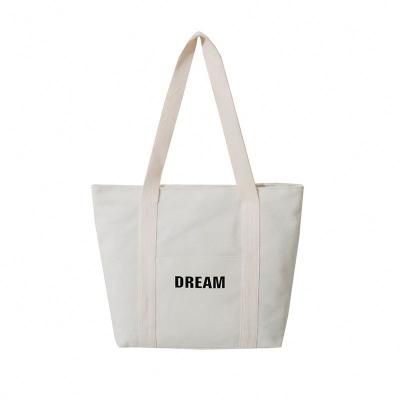 China Fashion Plain Promotional Tote Shopping Green Eco Shopping Tote Bag of Sale Cotton Canvas Advertising for sale