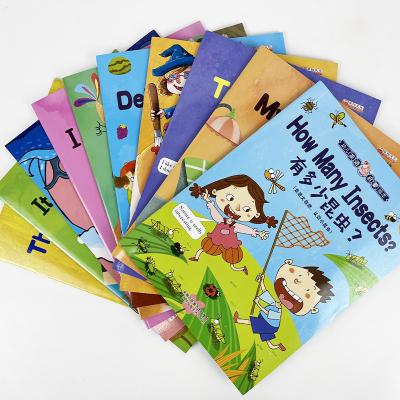 China Booklet/Magazine/Catalog Printing Paper Coloring Books Custom Environmental Friendly Child Enlightenment Color Filling English Book For Kids for sale