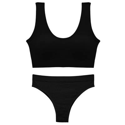 China QUICK DRY quality and quantity assured thongs women and bra youth girls underwear girls vest underwear suit for sale