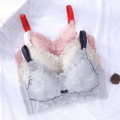 China 2022 New Style QUICK DRY Women's Triangle Cup And Underwear Sets Bra And Bikini Lace Push Up Women Bra for sale