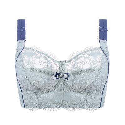 China Factory outlet most popular full cup bralette QUICK DRY comfortable lace big size wireless bra for women for sale