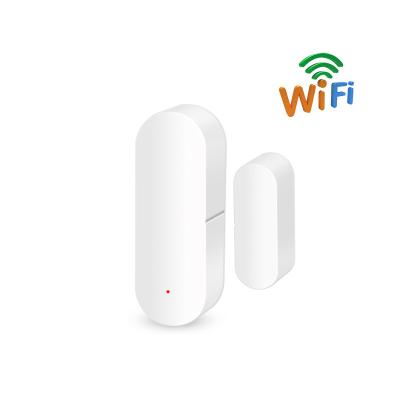 China WiFi Door Sensor Door Open / Closed Detectors Wifi Home Alarm Compatible With Alexa Google Home Tuya APP for sale