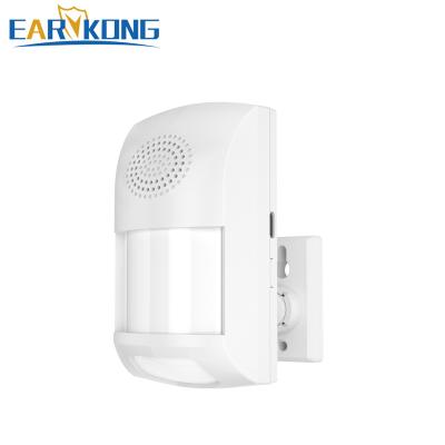 China Tuya Smart WiFi Infrared Sound Alarm Detectors Motion Sensor Alarm APP Control Timing Arm And Disarm WiFi Motion Sensor Alarm for sale