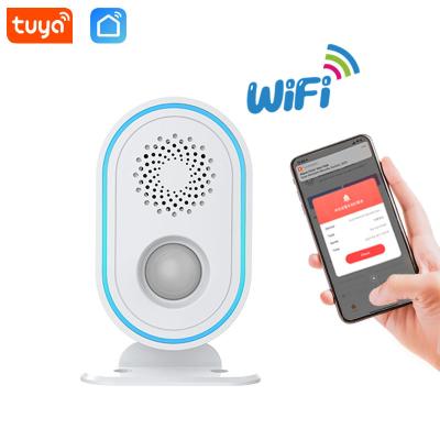 China WiFi PIR Movement Sensor Human Body Motion Sensor Security Burglar Alarm System 2.4G WiFi Welcome Doorbell Alarm System Te koop