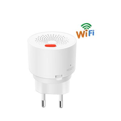 China Combustible Household Smart Gas Alarm Sensor 2020 New Wifi Home Alarm System Tuyasmart / Smart Life APP WIFI Gas Detector à venda