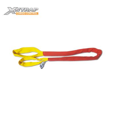 China XSTRAP Factory Assurance Good Quality Polyester Soft Polyester Flat Belt Around Webbing Lifting Sling for sale