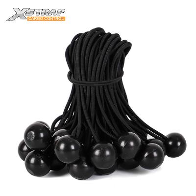 China Custom 8mm Rubber Heavy Duty Bungee Ball Manufacturer XSTRAP Adjustable Bungee Cords Fasten With Carabiner Hooks for sale