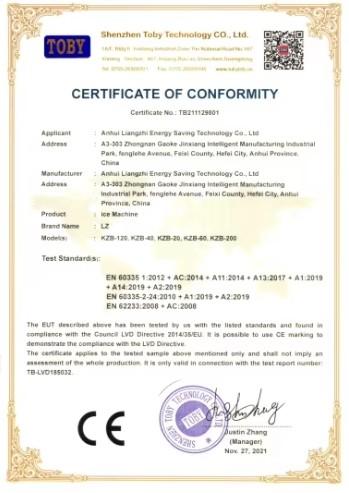 CE - Anhui Liangzhi Energy Saving Technology Co., Ltd.