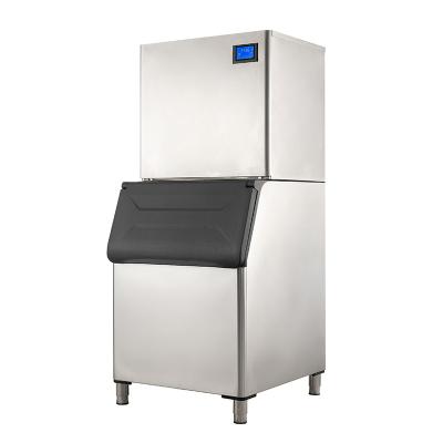 China 110kg Ice Storage LZ-400 Retail Moon Crescent Ice Maker Machine with Ice Bucket for sale