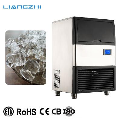 China 36kg LZ-80 Outdoor or Business Cylinder Shape Ice Maker 500*500*785mm for sale