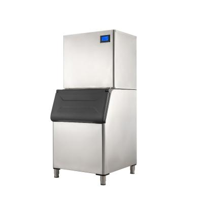 China 2023 Summer Necessity 500kg Restaurant Cube Ice Machine with Ice Storage Capacity of 400kg for sale