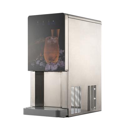 China 120kg/24Hrs Stainless Steel Ice Maker Machine with 4kg Ice Storage Commercial Grade for sale