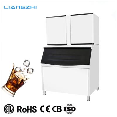 China LZ-2000 Automated Cube Ice Machine Ice Cube Machine 1000kg Per Day 242KG Voltage 380V for sale