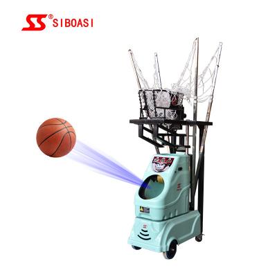 China Smart Sports Equipment Basketball Shooter Machine With 3 Balls Capacity For Training for sale