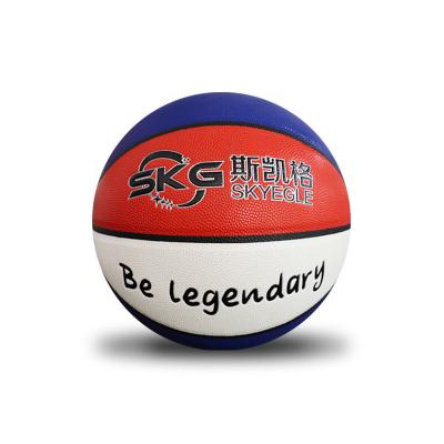 China OEM Holographic Reflective PU Leather Size 7 Basketball Ball for sale