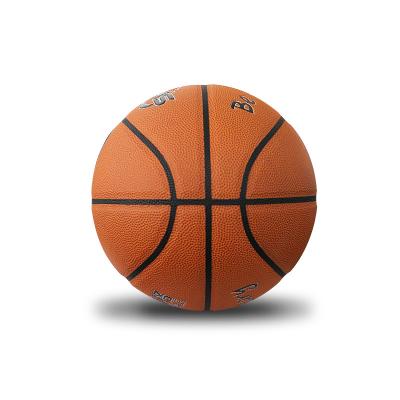 China Customized Logo Hygroscopic PU Leather Basketball Size 6 7 For Training for sale