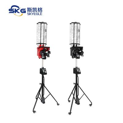 China LCD Remote Control Badminton Training Machine With 180 Degree Serve for sale