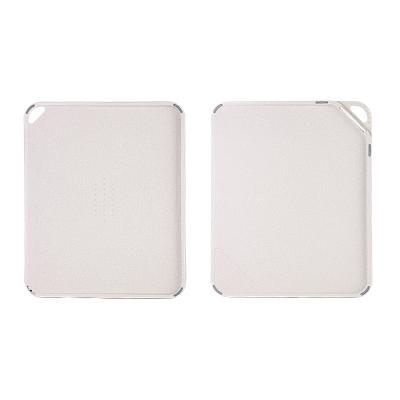 China Stocked Hot Sale Silicone Wheat Straw Cutting Board Silicone Mold Cutting Board With Silicone Border for sale