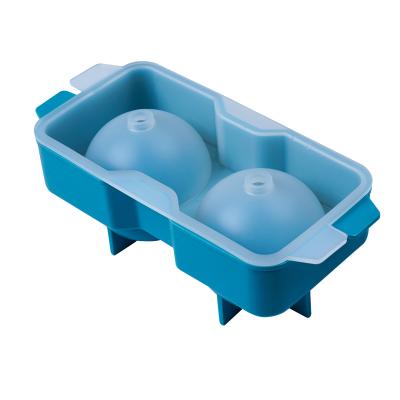 China Stored Ice Cube Tray Mold Silicone Ice Cubes Round Ice Ball Easy Remove Model for sale