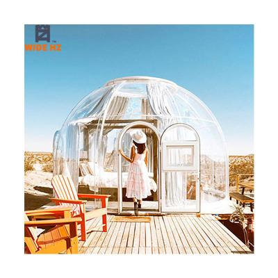 China 2.5m 3m 3.5m 4m small frame camping bubble tent dome house modern transparent transparent hotel 5m small for sale