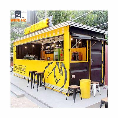 China 2020 Modern Prefab Movable Movable Cafe Bar Restaurant Coffee Shipping Container Pop Kiosk Booth Containers for sale