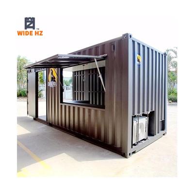 China Modern Prefab Factory Manufactured Cafe 20ft 40ft Shipping Container Coffee Shop Bar Prefab Mobile Shop Cafe Restaurant for sale