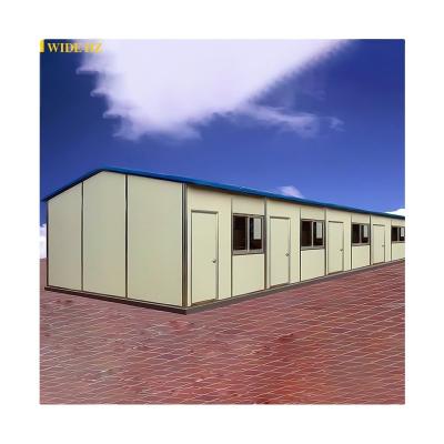 China K type or T type flat pack house prefab home material sandwich panel house, office, toilet, labor camps for sale