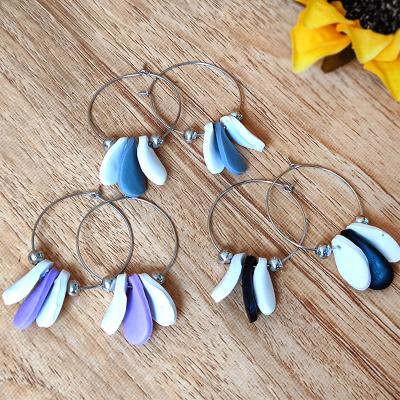 China BOHIME Clay Earring Polymer Clay Earring Handmade Soft Clay Jewelry For Women Girls for sale