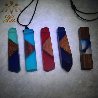 China 2017 New Arrival NE-14411 Secret Natural Resin Wood Wooden Necklace Long for sale