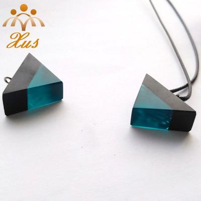 China NE-14415 top sale new arrival resin wooden necklaces fashion wooden jewelry, boho necklace, wooden jewelry for sale