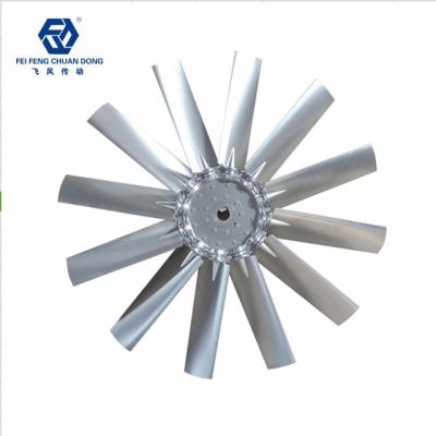 China Adjustable Blades Aluminum Alloy Fan Impeller Installation Angle And Quantity With 12 Blades for sale