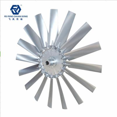 China Adjustable Blades Aluminum Alloy Axial Fan Impeller Installation Angle And Quantity With 16 Blades for sale