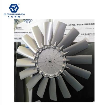 China axial fan & factory supply aluminum alloy fire exhaust fan die casting fan impeller for sale