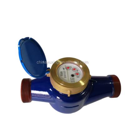 China Smart Water Meter 25mm Multi Brass Jet Dry Type Plastic Body for sale