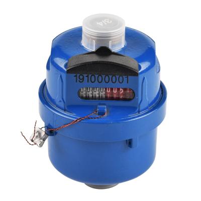 China Rotary Piston Brass Volumetric Brass Body Dry Water Meter for sale