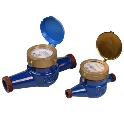 China Rotary Piston Body Brass Material Volumetric Brass Water Meter for sale