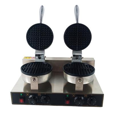 China Wholesale Commercial Adjustable Thermostat Dual Head Waffle Maker Can Be Customized By Manufacturer for sale